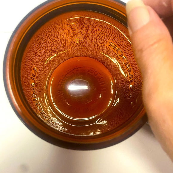 Dun-rite Glass Humidor Amber Glass Rare Find Vintage Tobacciana Snuff Jar - Picture 7 of 12
